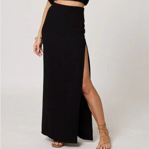 Mia Maxi Skirt, Black